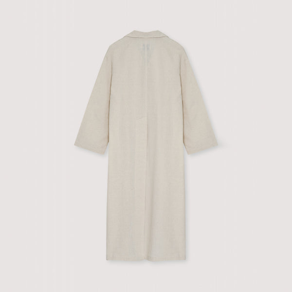 THE NEW SOCIETY Melissa Trench Coat in Sand Vigore