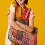 Sanny Check Shopper Bag in Multi
