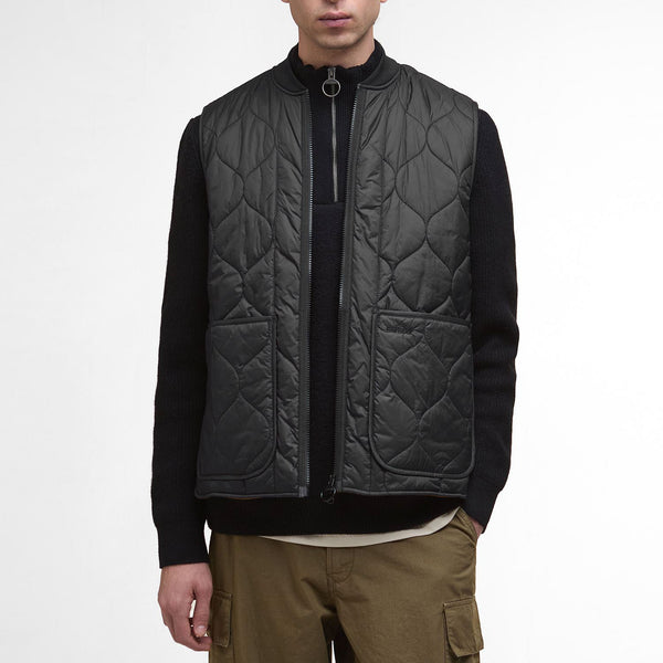 BARBOUR Liddesdale Quilted Gilet in Black