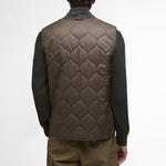 BARBOUR Liddesdale Quilted Gilet in Dark/Olive