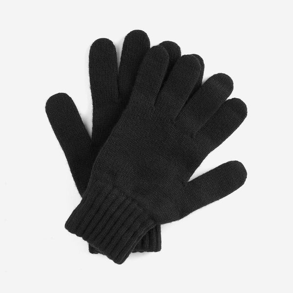 BARBOUR Lambswool Gloves in Black