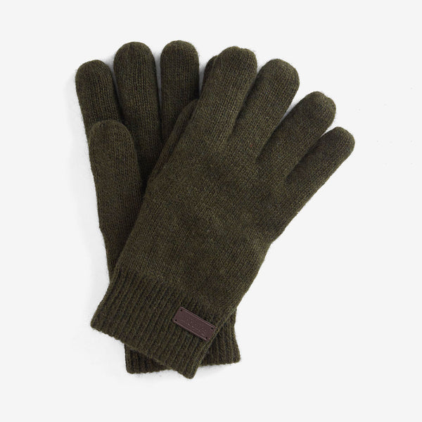 BARBOUR Carlton Gloves in Dark/Green