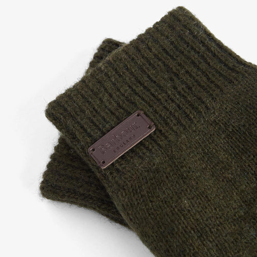 BARBOUR Carlton Gloves in Dark/Green