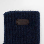 BARBOUR Heath Fingerless Wool Gloves in Navy