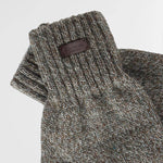 BARBOUR Heath Fingerless Wool Gloves in Green