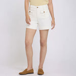 NYDJ HR Berkyn Relaxed Short in Vintage White