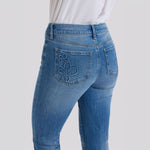 NYDJ Marilyn Straight Ankle Jeans in Pacifica