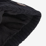 BARBOUR Carlton Beanie Hat in Black