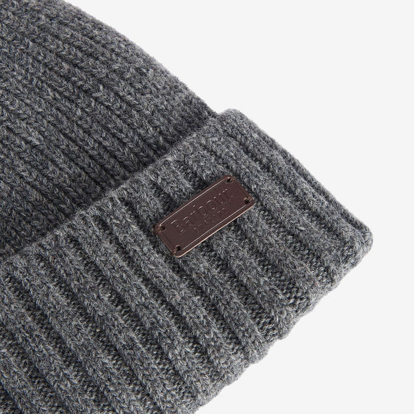 BARBOUR Carlton Beanie Hat in Grey