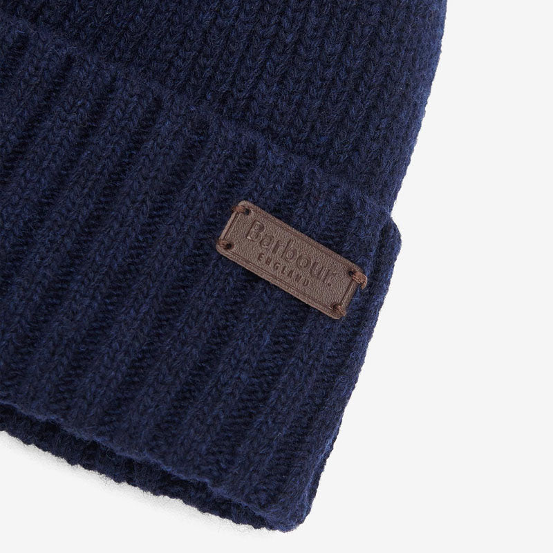 BARBOUR Carlton Beanie Hat in Navy