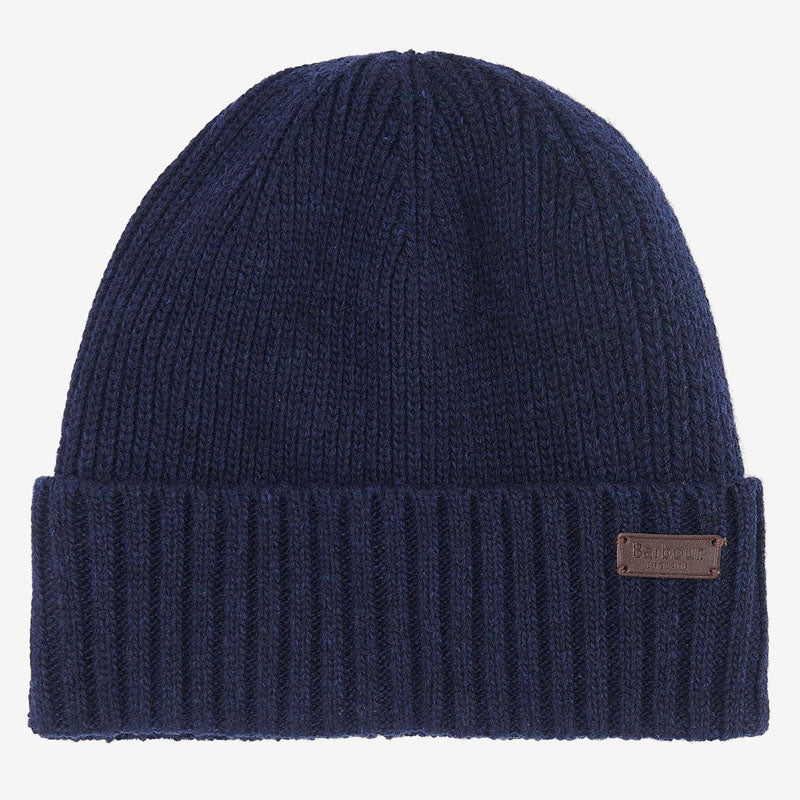 BARBOUR Carlton Beanie Hat in Navy