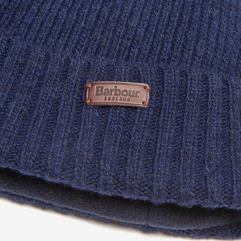 BARBOUR Carlton Beanie Hat in Navy