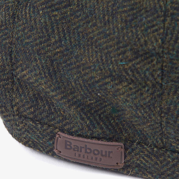 BARBOUR Barlow Flat Cap in Olive