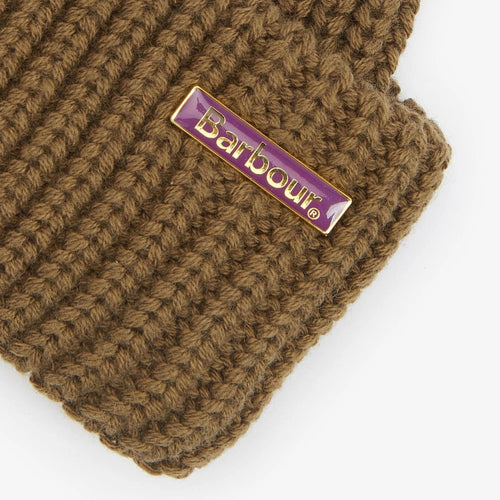 BARBOUR Mosely Beanie Hat in Light/Sage