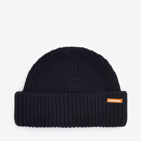 BARBOUR Mosely Beanie Hat in Black