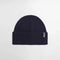 BARBOUR Danforth Knitted Beanie Hat in Navy