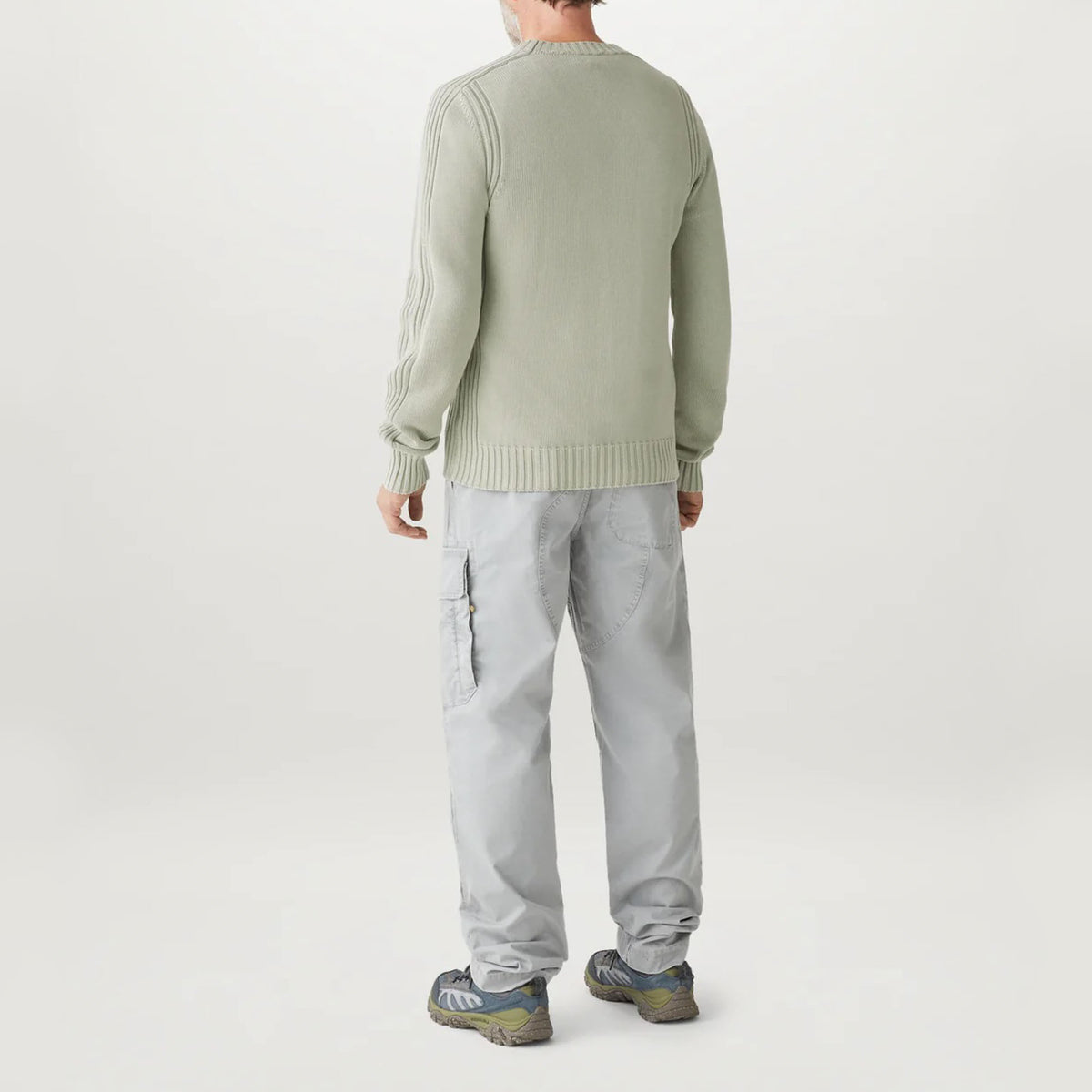 BELSTAFF Mineral Watch Crewneck Jumper in Aloe