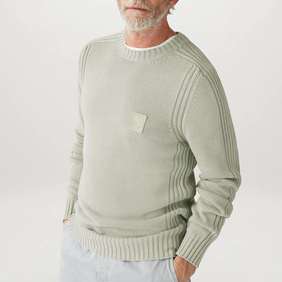 BELSTAFF Mineral Watch Crewneck Jumper in Aloe
