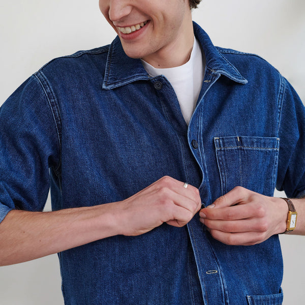 WALTER Lotus Workshirt in Indigo