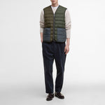 BARBOUR Reversible Down Filled Liner in Olive/Multi