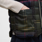 BARBOUR Reversible Down Filled Liner in Olive/Multi