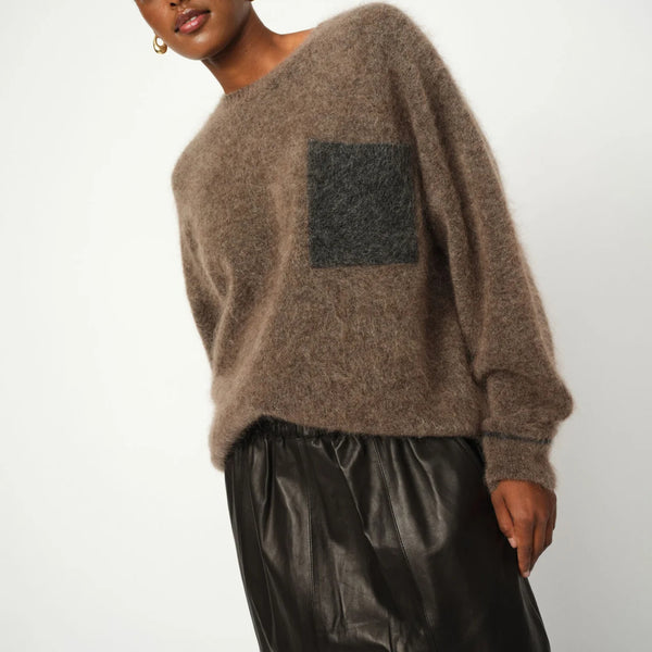 MOS MOSH MMAlila Mohair Knit in Falcon