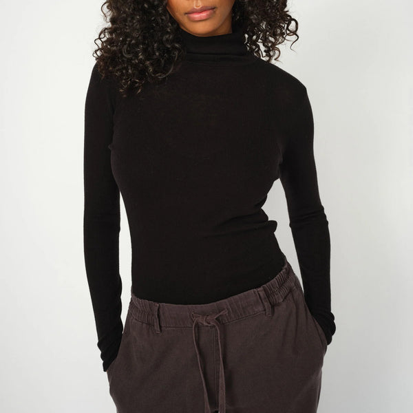 MOS MOSH MMBouch Rollneck Knit in Black