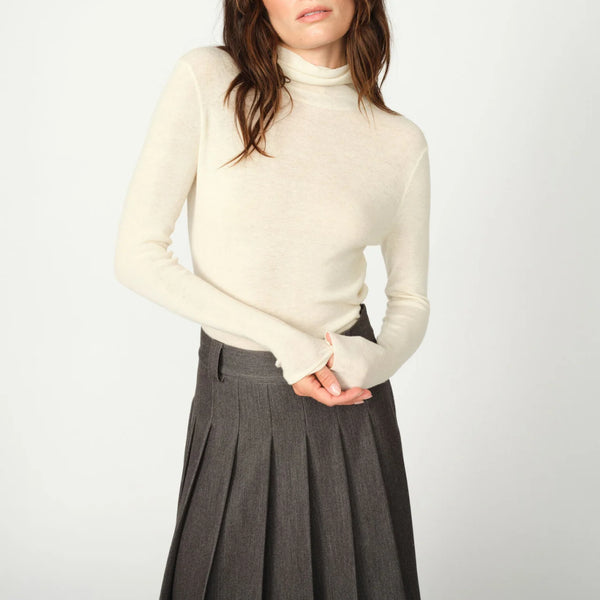 MOS MOSH MMBouch Rollneck Knit in Ecru
