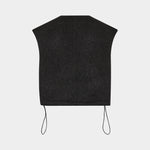 MOS MOSH MMElise Loisa Wool Vest in Phantom