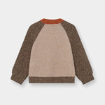 HEYANNO MMHAce Block Knit in Ecru