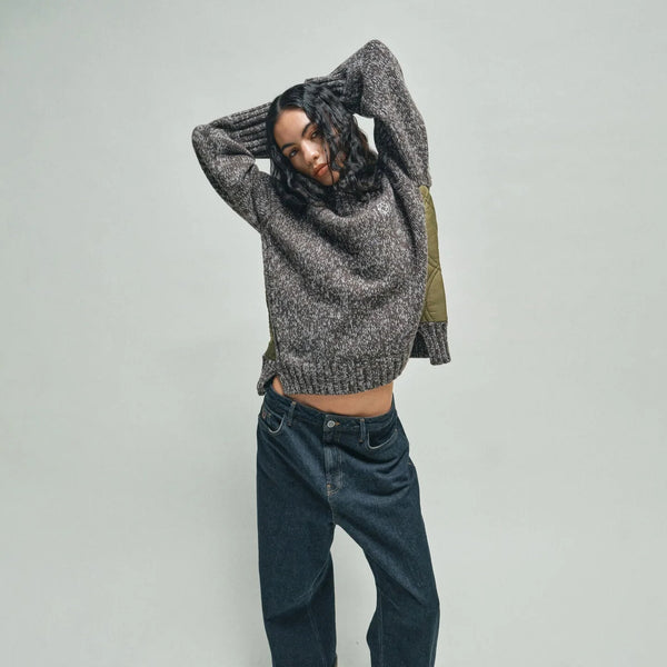 HEYANNO MMHHope Turn-Up Jeans in Dark Blue