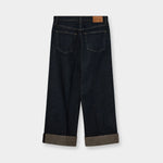 HEYANNO MMHHope Turn-Up Jeans in Dark Blue