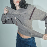 HEYANNO MMHLight Silk Cardigan in Major Brown