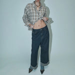 HEYANNO MMHMirror Check Shirt in Foxtrot