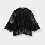 HEYANNO MMHNeat Lace Blouse in Black