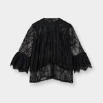 HEYANNO MMHNeat Lace Blouse in Black