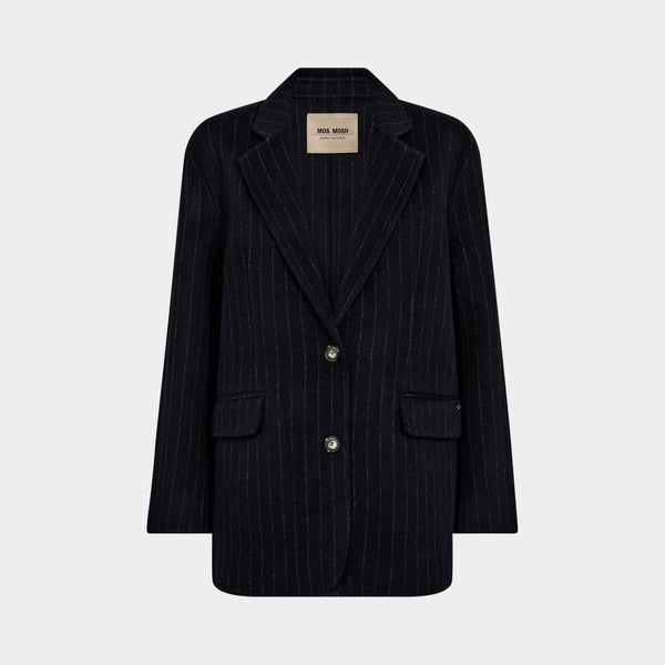 MOS MOSH MMKarita Idun Wool Blazer in Salute Navy