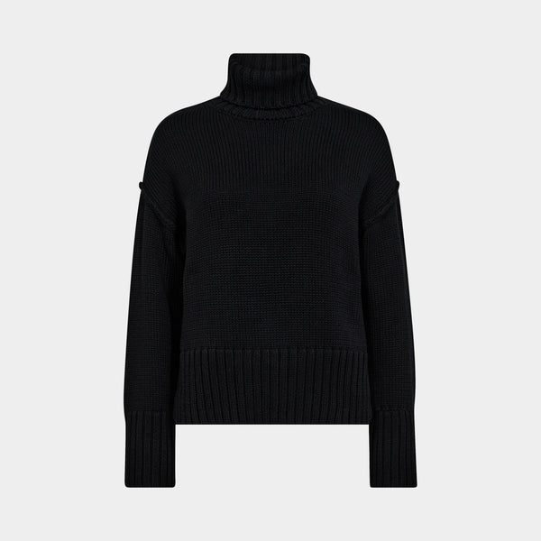 MOS MOSH MMRola Bine Rollneck Knit in Black