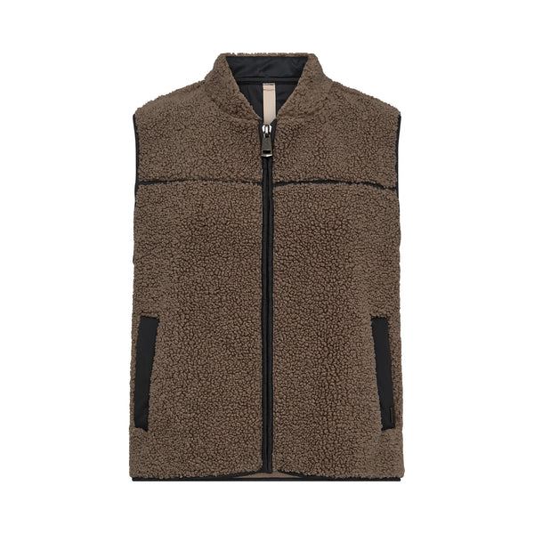 MOS MOSH MMRowe Teddy Waistcoat in Falcon