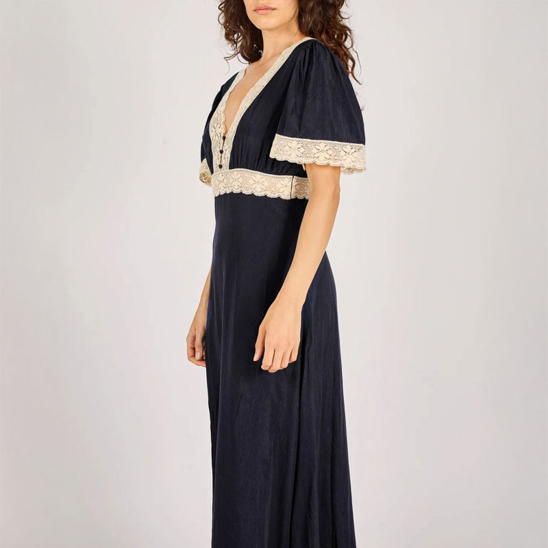 TRAFFIC PEOPLE Felicity Dress in Navy