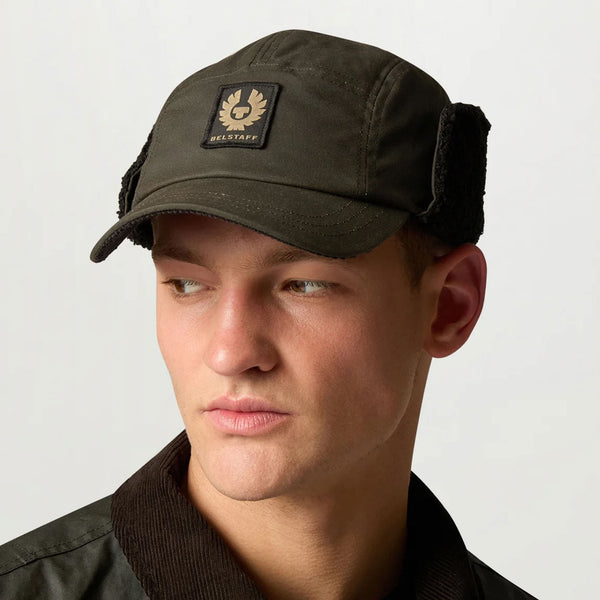 BELSTAFF Moorby Cap  in Faded Olive