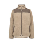 MOS MOSH MMElisa Eli Teddy Jacket  in Feather Grey
