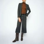 MOS MOSH MMCulotte Juventus Wide Leg Jeans in Black