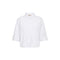 MOS MOSH MMMaxime Nylah Stripe Oversize Cropped Shirt in Bright White