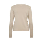MOS MOSH MMAliz Caliz Long Sleeve Henley T-Shirt in Oxford Tan