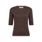 MOS MOSH MMMali Round Neck 3/4 Sleeve T-Shirt in Delicioso