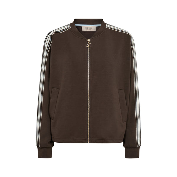 MOS MOSH MMArdie Zip Oversize Sweatshirt in Delicioso