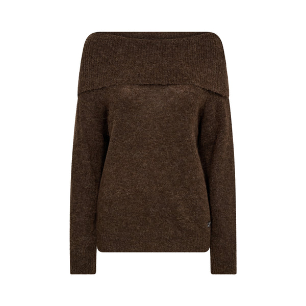 MOS MOSH MMMape Off Shoulder Jumper in Delicioso
