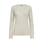 MOS MOSH MMBouch Round Neck Wool Jumper in Ecru