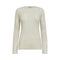 MOS MOSH MMBouch Round Neck Wool Jumper in Ecru